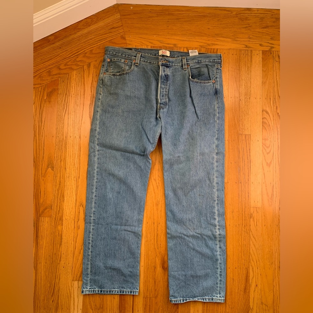 Men’s Levi’s 501 Original Straight Leg Button-Fly Jeans